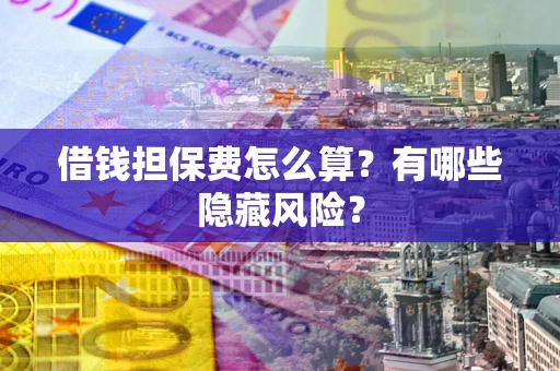 武汉借钱担保费怎么算？有哪些隐藏风险？