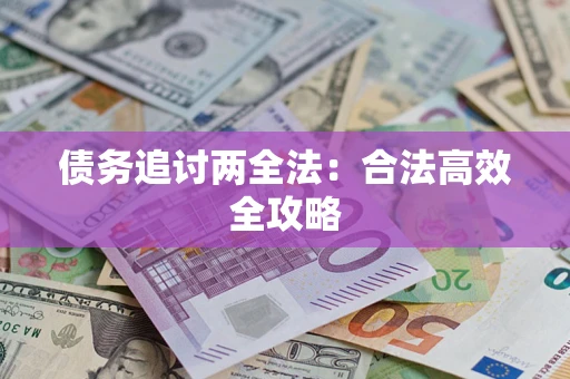 武汉债务追讨两全法：合法高效全攻略
