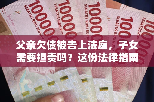 武汉父亲欠债被告上法庭，子女需要担责吗？这份法律指南必须看完