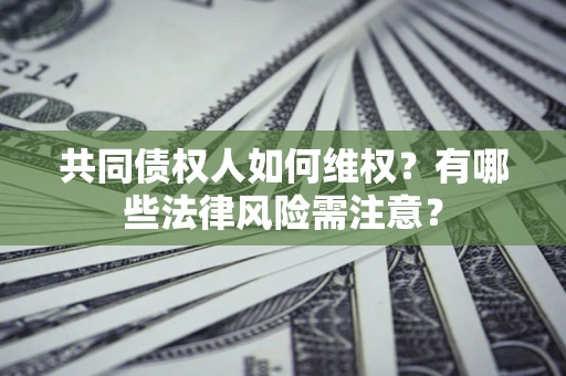 武汉共同债权人如何维权？有哪些法律风险需注意？