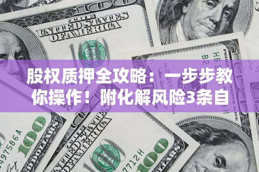 武汉股权质押全攻略：一步步教你操作！附化解风险3条自救法则