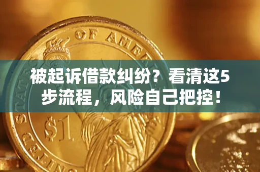 武汉被起诉借款纠纷？看清这5步流程，风险自己把控！