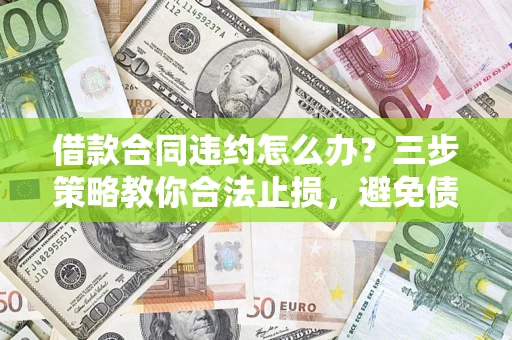 武汉借款合同违约怎么办？三步策略教你合法止损，避免债务危机升级